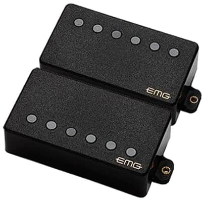 EMG 57/66 Humbucker Active Pickup Set - Black - Open Box image 1