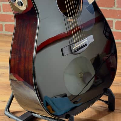 Yamaha TAG1 E TransAcoustic Acoustic-electric Guitar - Translucent Black image 10