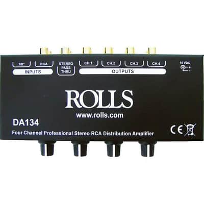 Rolls DA134 4 Channel RCA Distribution Amp image 2