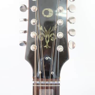 Vintage 1960's Eko Rio Bravo XII Made in Italy 12 String Acoustic Guitar Works Great Solid Player Low Action Sounds Huge Vox image 10