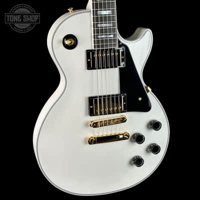 Gibson Custom Les Paul Custom w/ Ebony Fingerboard Gloss Alpine White w/case CS600898 image 4