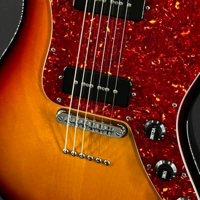 Open Box Demo Suhr Classic JM in 3-Tone Burst with S90 Pickups and TP6 Stoptail Bridge image 2