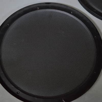 2 metal 15" speaker grille / covers image 2
