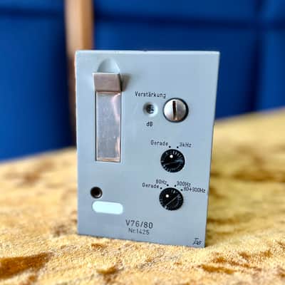 TAB Telefunken V76/80 tube micpre c 1960 original vintage v76 microphone preamp preamplifier Siemens maihak image 1