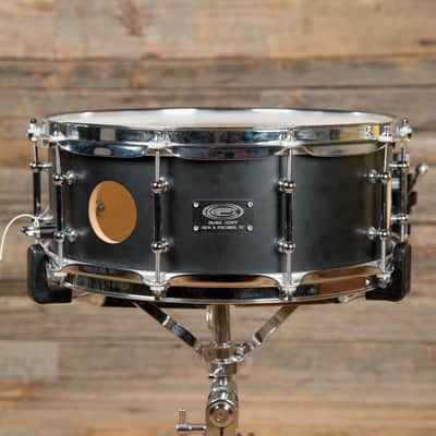 OCDP 6.5x14 15 Ply Vented Maple Snare Drum Black USED | Reverb Canada