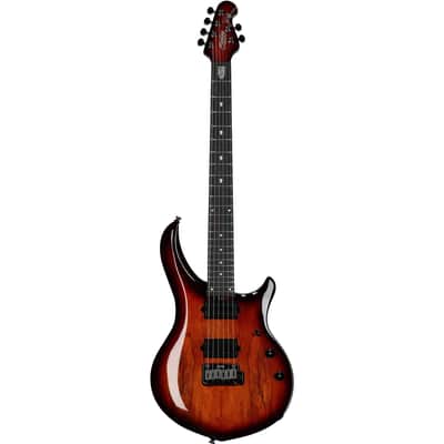 Sterling by Music Man John Petrucci Majesty MAJ200 Electric Guitar, Blood Orange image 2