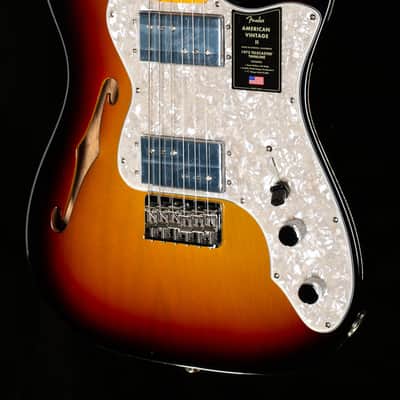 Fender American Vintage II 1972 Telecaster Thinline 3-Color Sunburst (469) image 1