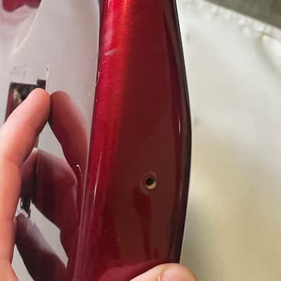 1984 Kramer USA Pacer Deluxe C Series Plate Candy Apple Red Guitar Body Floyd Ready image 12
