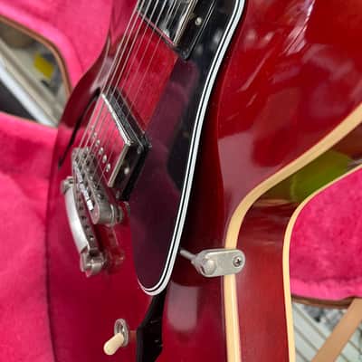 Gibson ES-335 Dot Memphis 2013 - Satin Red W/ Gibson Case image 4