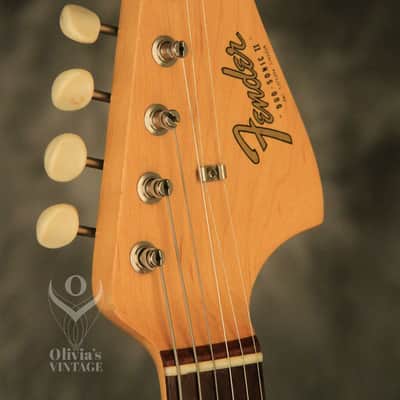 1964 Fender DUO-SONIC II Blue with '66 body CLAY DOTS + L-PLATE + '64 pickups image 10