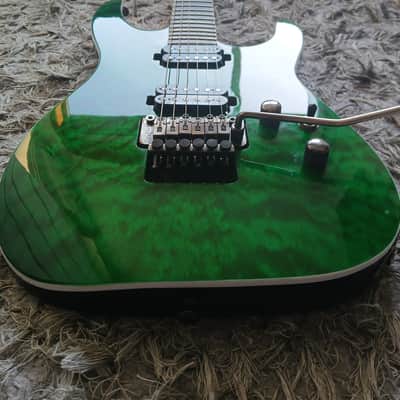 Jackson Pro Series SL2Q MAH Soloist 2020 - 2021 - Transparent Green image 8