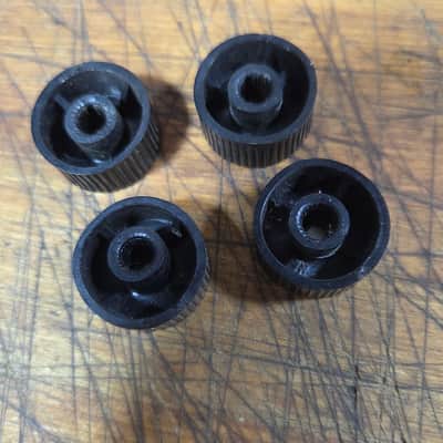 Vintage RARE 1964 Danelectro Coral Silvertone Guitar Matched Set of Volume Tone Knobs Luthier Parts image 3
