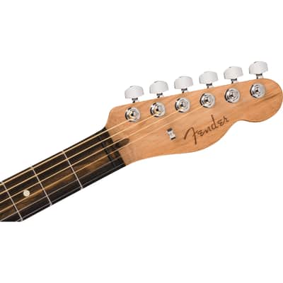 Fender American Acoustasonic Telecaster All-Mahogany EB Natural - Acoustic Guitar image 6