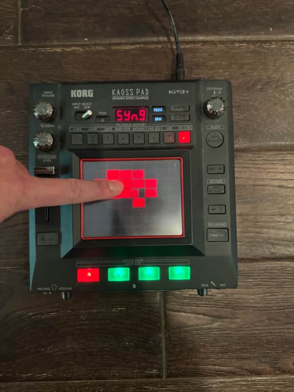 Korg KP3+ Kaoss Pad 3 + Dynamic Effects Unit/Sampler 2010s - Black image 1