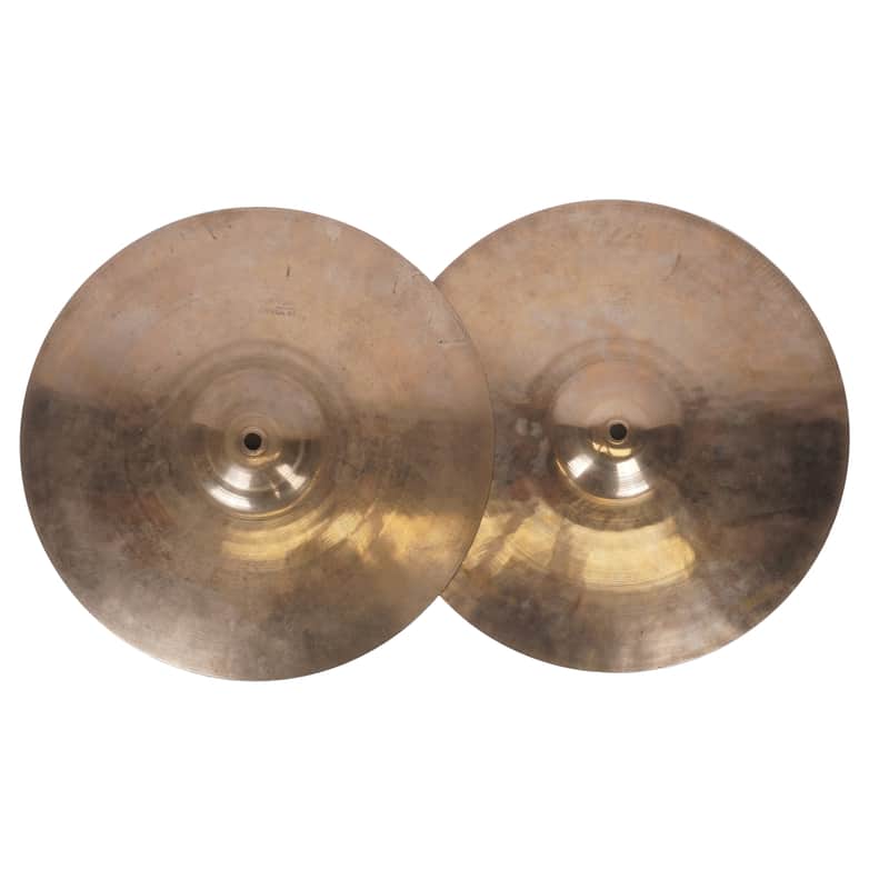 PAISTE | 602 Pre-Serial 1960s | Hi-Hat Cymbal Pair | 14"-14" image 1