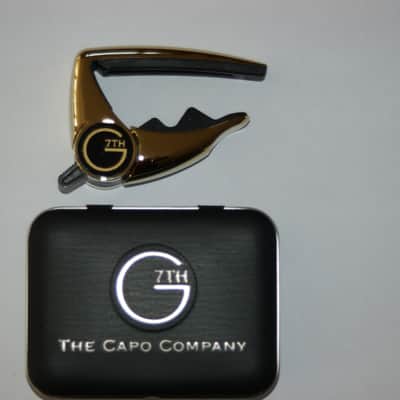 G7th performance 1 capo - Ltd edition gold with G7th capo tin image 1