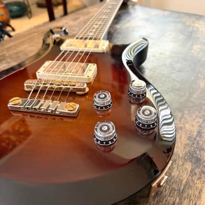 PRS S2 McCarty 594 Custom Color Dark Amber Smokewrap Burst. Free Shipping image 2