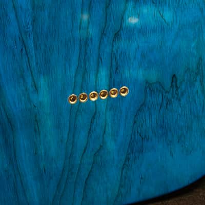 Fender CS American Custom Tele NOS 1-P R3AF MN SBT 2025 - Sapphire Blue Transparent image 16