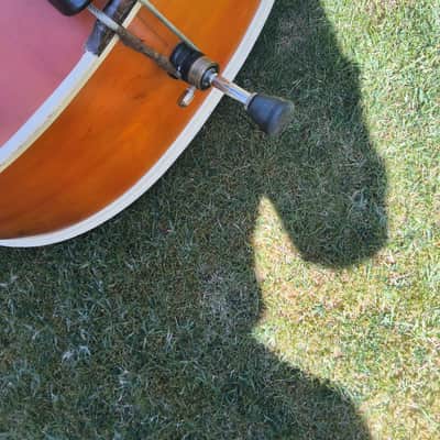 Framus Upright doubleBass 60/70s - Translucent Gretsch Orange image 8