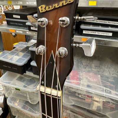 rare Vintage Japan Burns Violin VB Bass 1969 - Sunburst Teisco Gen Gakki Tokyo image 6