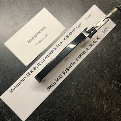 Matsushita Weighted Replacement SHARP/BLACK Key (ESK-8012 Keybeds) for E-Mu Emulator II, Kawai K1, K1 II, K4, K11, Korg DP-80, DS-8, Rhodes Chroma Polaris