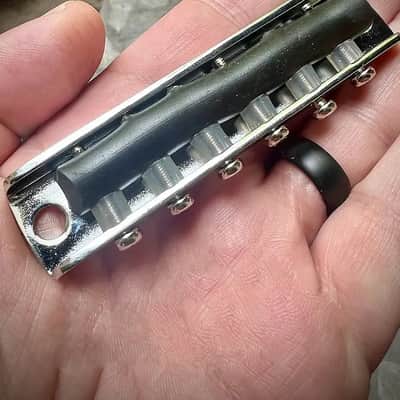 Waterslide Guitars Rubber Bridge For Tuneomatic Equipped Guitars ES 330, Casino, Harmony Archtop Etc image 1