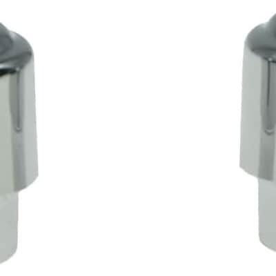 Pack of 2 Plastic Chrome Guitar Barrel Switch Tip 3 Way Pickup Selector Switch Knobs for U.S.or Import Tele/Telecaste image 2