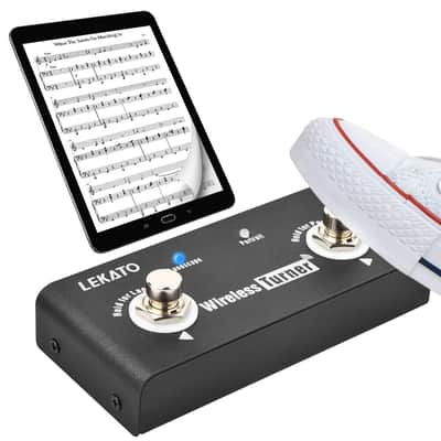 LEKATO Wireless Bluetooth Page Turner Pedal Controller Tuning True Bypass image 1