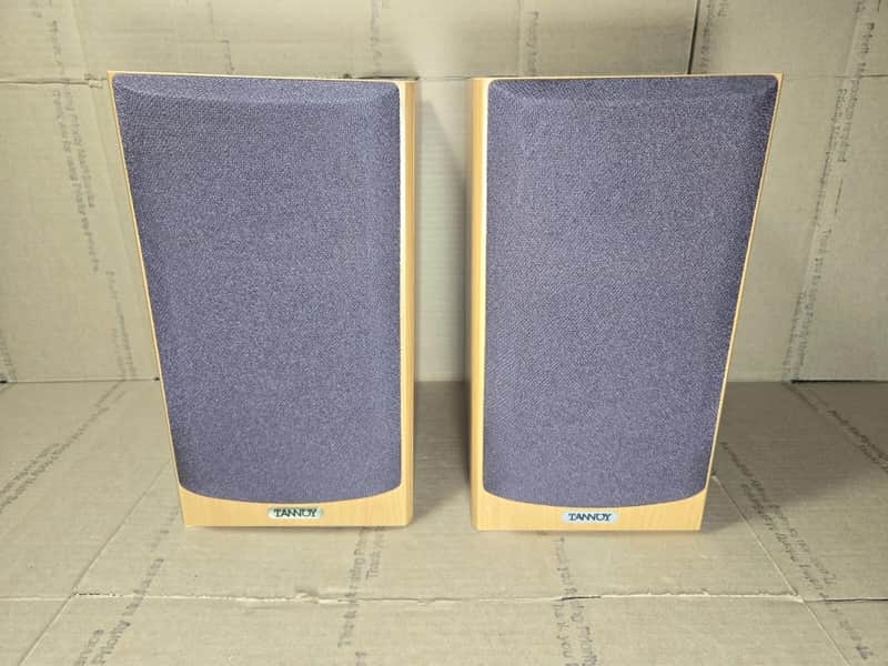 Pair TANNOY Mercury MX-1 M Cherry Bookshelf Hi Fi Speakers, WORKS