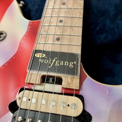 Peavey Wolfgang Standard 2004 Custom Shop - USA Flag (Matching Headstock) image 10