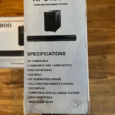Hayden Pro Cinema Wireless Soundbar System HPC-1800 Blk image 3