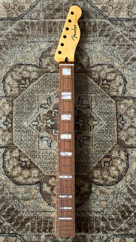 Fender Player Series Tele Neck w/ Block Inlays, 22 Medium Jumbo Frets, Pau Ferro image 1