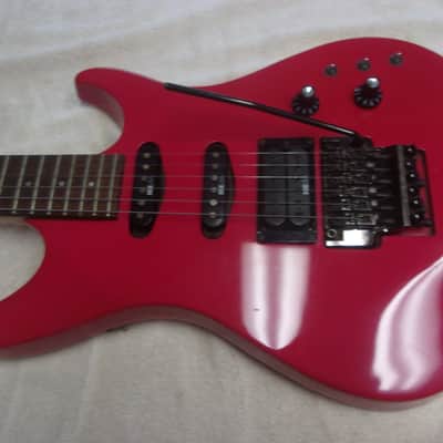Excellent 1987 Ibanez 540P Roadstar Pro Japan Magenta Solidbody Electric w/ Case image 3