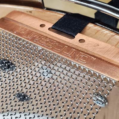 awdrums Custom Shop 6.5”x14” Finger Jointed STAVE Snare Drum 2025 - Cherry Wood with Wenge & Maple Inlays VIDEO !!! image 10