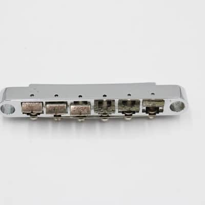 1980s Vintage Epiphone BR-EG Guitar Tune-O-Matic Chrome Guitar Bridge for Gibson Les Paul image 3
