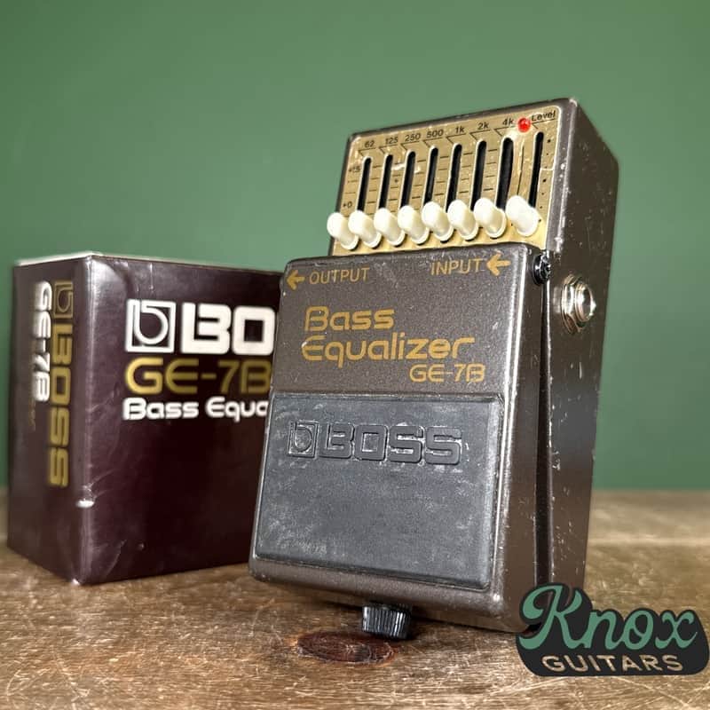 Boss GE-7B Bass Equalizer (Black Label) 1992 - 1995 - Brown image 1