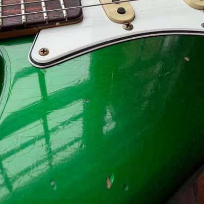 2026 Fender Custom Shop Stratocaster Pro W25 Relic - Candy Apple Green image 12