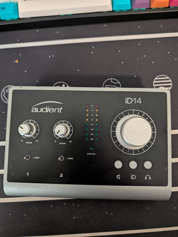 Audient iD14 MKII USB-C Audio Interface 2021 - Black image 1