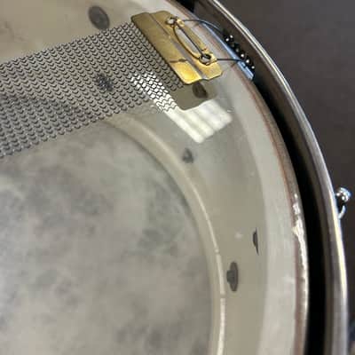 Ludwig No. 491 Pioneer 5x14" 6-Lug Snare Drum with Keystone Badge 1960 - 1968 - Green/Gold Duco Lacquer image 8