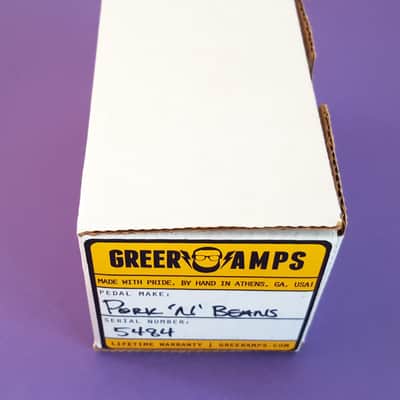 Greer Amps Pork N Beans Germanium 2 in 1 Boost Drive Pedal - Red image 13