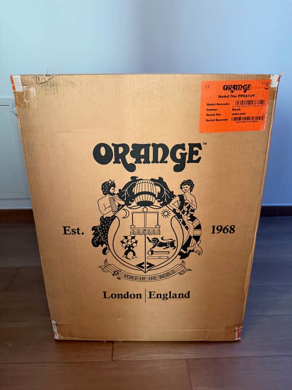 NEW Orange PPC212V BK black cabinet 2x12" image 1