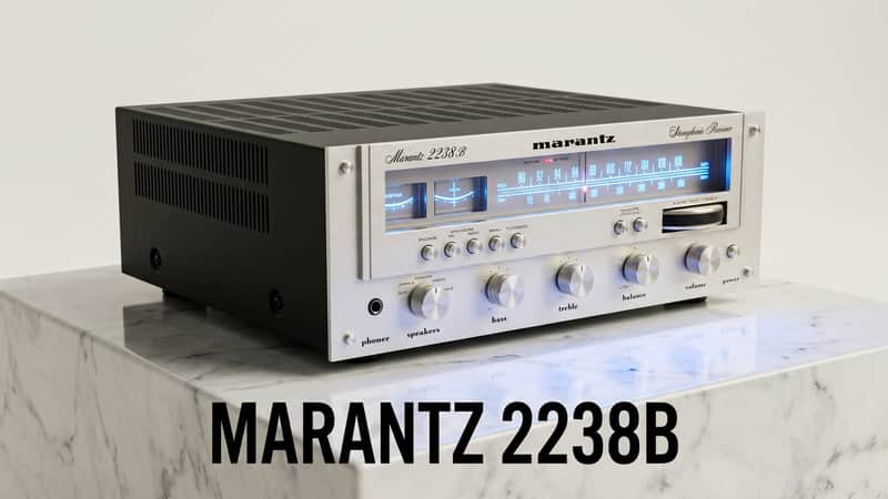 🎶✨ Marantz 2238B Vintage Stereo Receiver — Serviced by Cove Electronics, LED Dial, Cleaned & Tested image 1