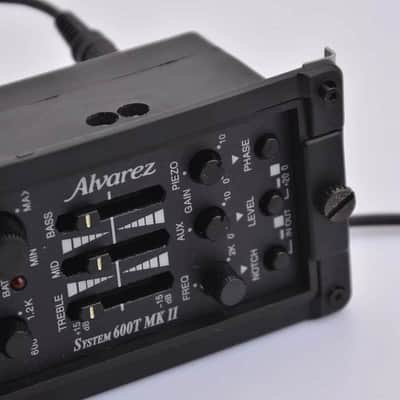 Alvarez 600T MKⅡ Acoustic Guitar Preamp EQ Equalizer Pickup image 3