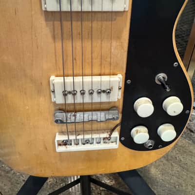 1960 Carvin SGB-3 Solid Body Electric Guitar - Natural Finish (w/HSC) image 2