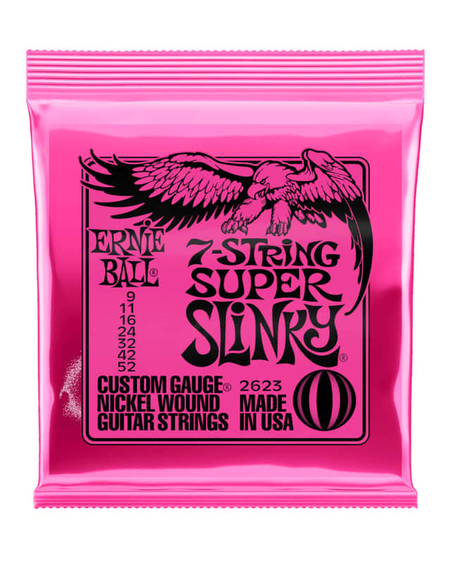 Ernie Ball Super Slinky 7 string Electric Strings 9-52 image 1