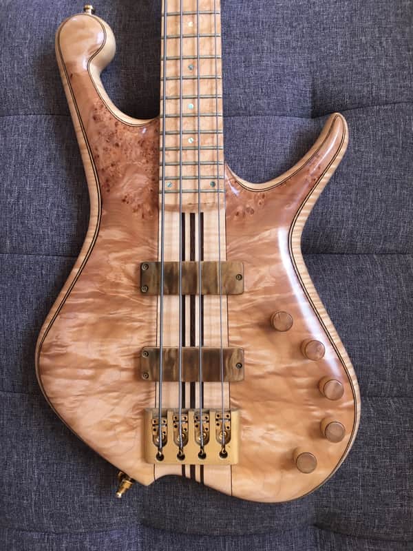 Rare Luthman SUPRA 4 String Bass 2012 Matte image 1
