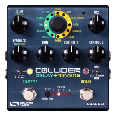 Source Audio SA263 One Series The Collider Stereo Delay and Reverb Pedal