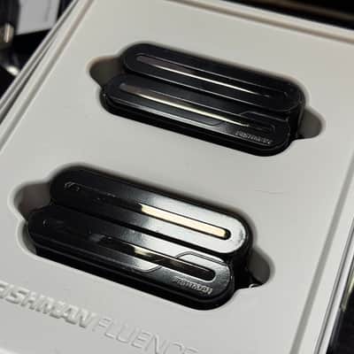 Fishman Fluence PRF-M07-SBB Open Core 7 String Modern Humbucker Set 3 Voices Black/Black Nickel Blades image 4