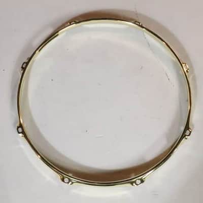World Max 14" Brass Plated Steel Snare Side hoop 8 lug #2 image 1