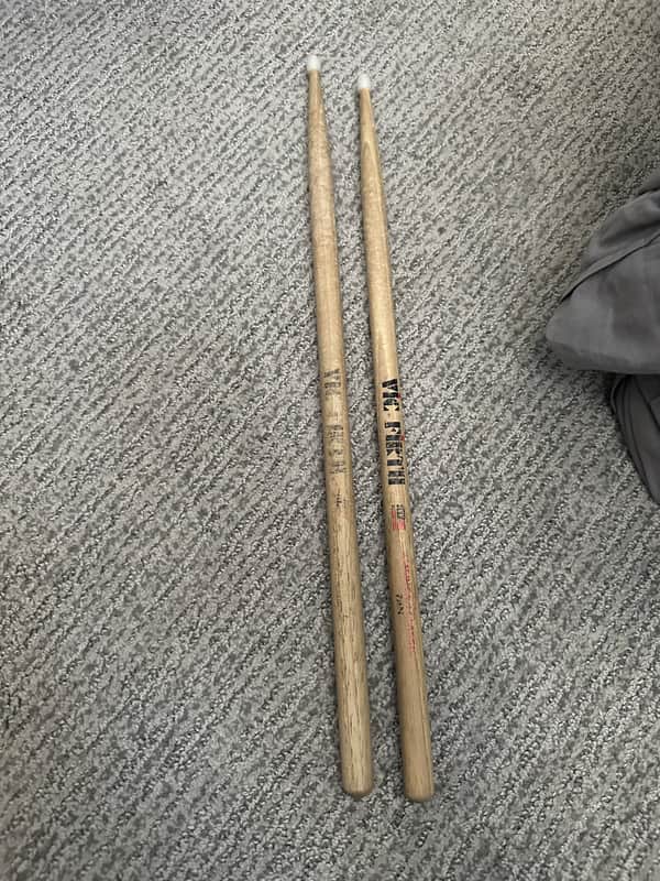 Vic Firth 5AN 5A Nylon Tip Drum Stick Pair 2010s - Natural image 1